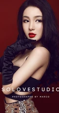 ps女王-模特郭美美高清紧身线条写真