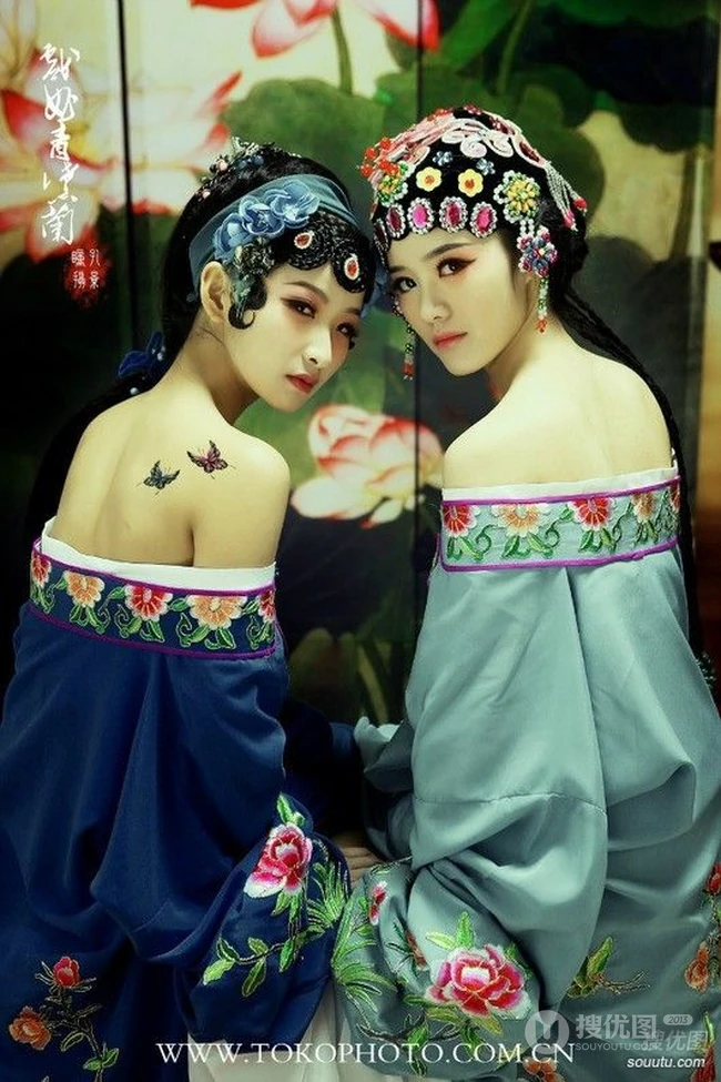 唯美古典戏曲女生人像写真图片