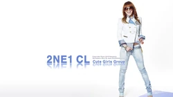 2NE1队长李彩琳（CL）白色背景个性壁纸下载