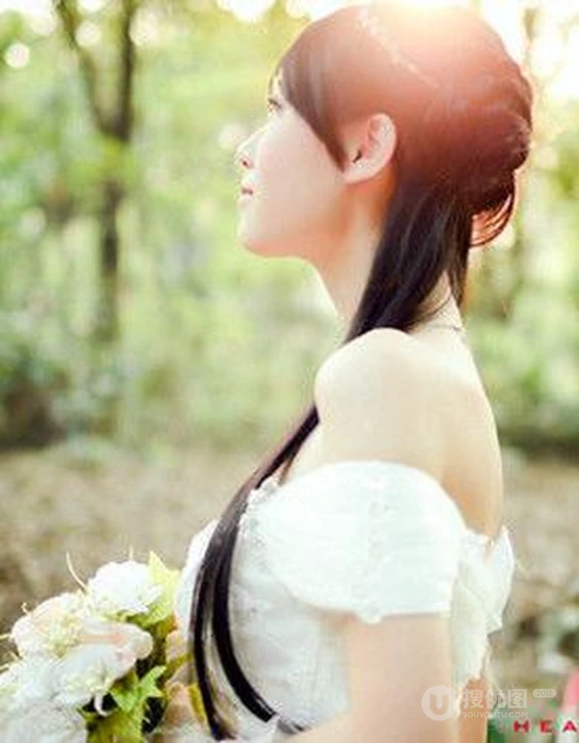 小清新女生图片-清新的大自然女生