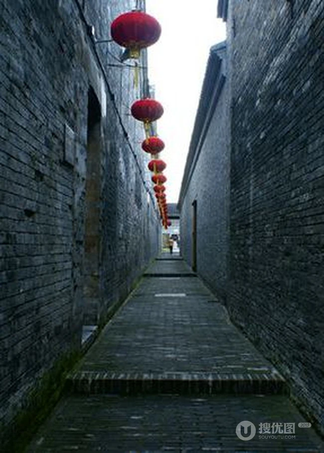 古巷街景图片