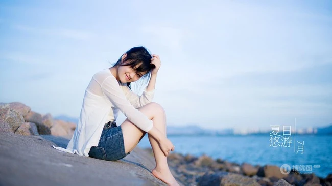 夏日清纯少女图片-夏日悠游