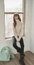 韩国清纯女生冬季写真