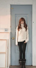 韩国清纯女生冬季写真