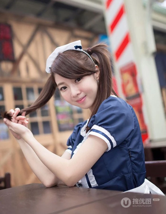 可爱的女仆-可爱女生女仆可爱写真图片