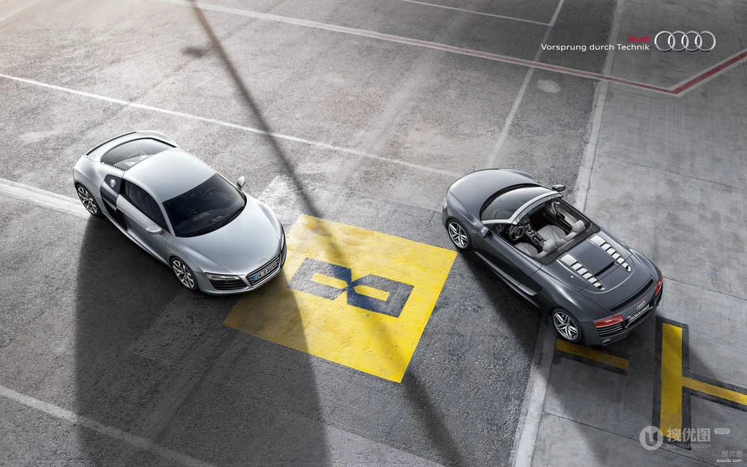 奥迪R8酷帅壁纸（AUDI R8 SPYDER）