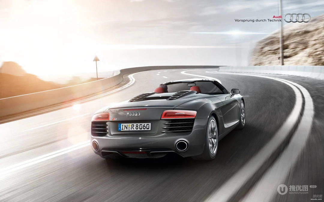奥迪R8酷帅壁纸（AUDI R8 SPYDER）