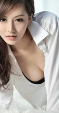 线条嫩模 李楚君黑色家居服简约写真
