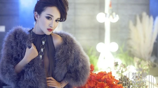 媚娘孙心娅 媚模《男人装》高清亮眼气质图片