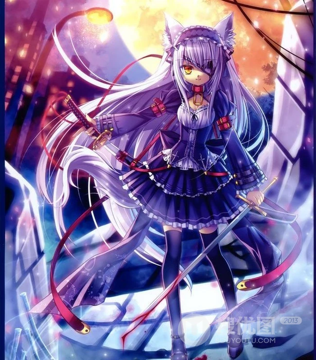 眼罩娘动漫女生图集-单眼萌娘看世界