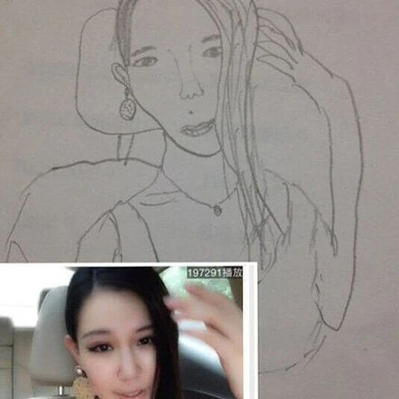 气质女生让我帮他画个素描 结果...