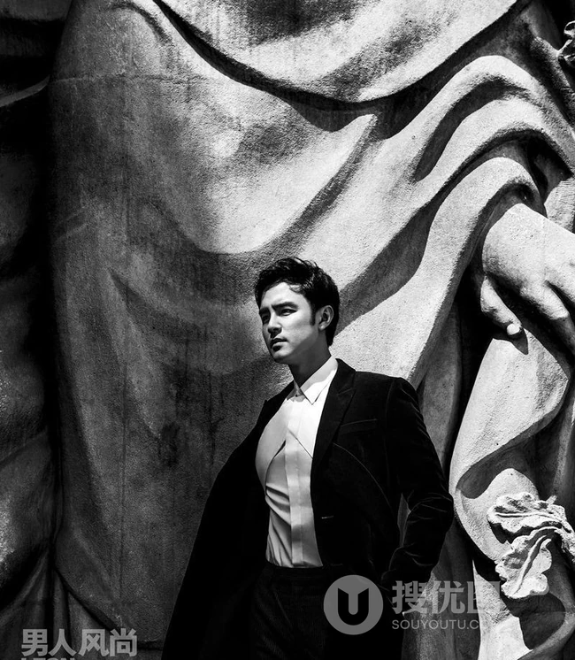 帅气男星明道《男人风尚》格调摄影写真图片