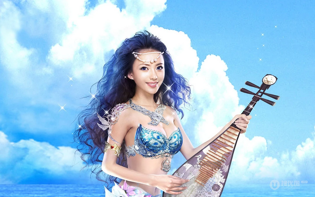 "美人鱼"高清电脑壁纸