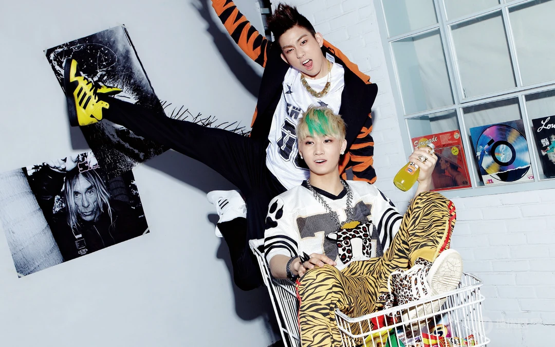 韩国组合&ldquo;JJ Project&rdquo;桌面壁纸