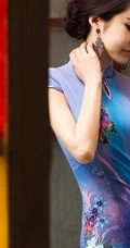 苗条淑女-旗袍女生模特苗条身材图片