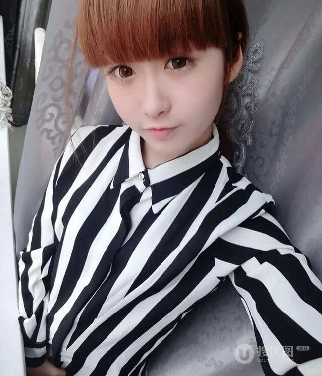 齐刘海可爱女生可爱自拍图片-小嘴嘟嘟