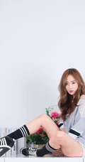 韩星方敏雅高清图片-Girl's Day敏雅连衣裙清新淡雅