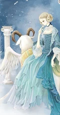 唯女生生手绘插画图片-最美的瞬间