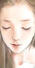 唯女生生手绘插画图片-最美的瞬间