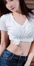 紧身牛仔裤女生的魅力-韩模连多斌高清20p