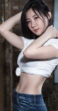 紧身牛仔裤女生的魅力-韩模连多斌高清20p