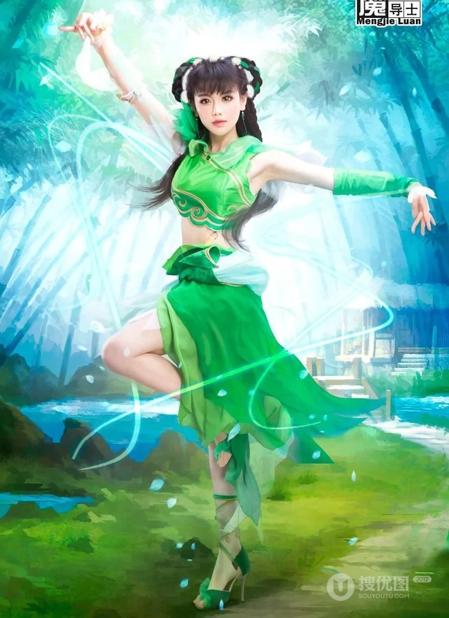 女生&ldquo;南笙&rdquo;神级COSPLAY《诛仙3》角色碧瑶&破军