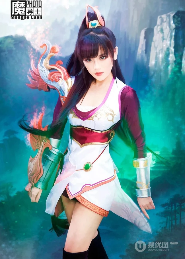 女生&ldquo;南笙&rdquo;神级COSPLAY《诛仙3》角色碧瑶&破军
