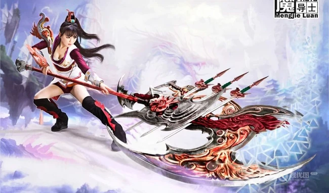 女生&ldquo;南笙&rdquo;神级COSPLAY《诛仙3》角色碧瑶&破军