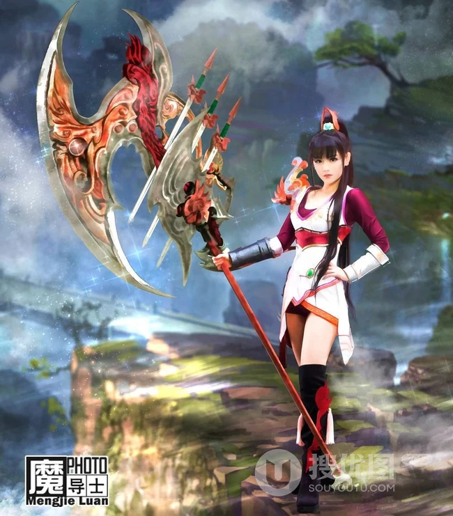 女生&ldquo;南笙&rdquo;神级COSPLAY《诛仙3》角色碧瑶&破军