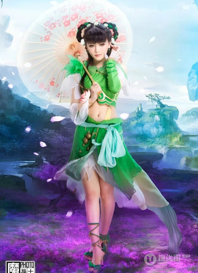 女生&ldquo;南笙&rdquo;神级COSPLAY《诛仙3》角色碧瑶&破军