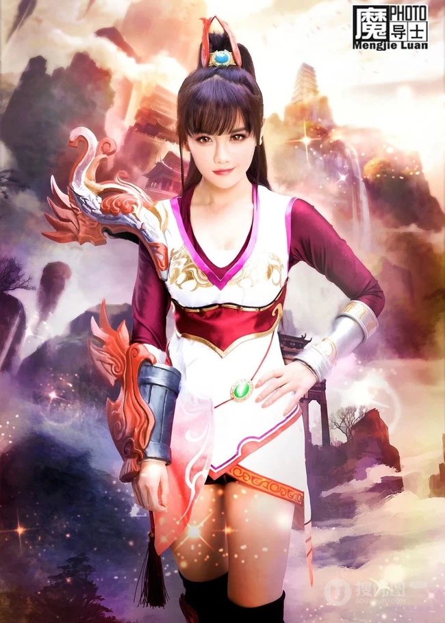 女生&ldquo;南笙&rdquo;神级COSPLAY《诛仙3》角色碧瑶&破军