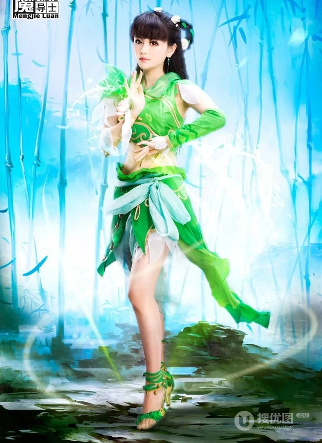 女生&ldquo;南笙&rdquo;神级COSPLAY《诛仙3》角色碧瑶&破军