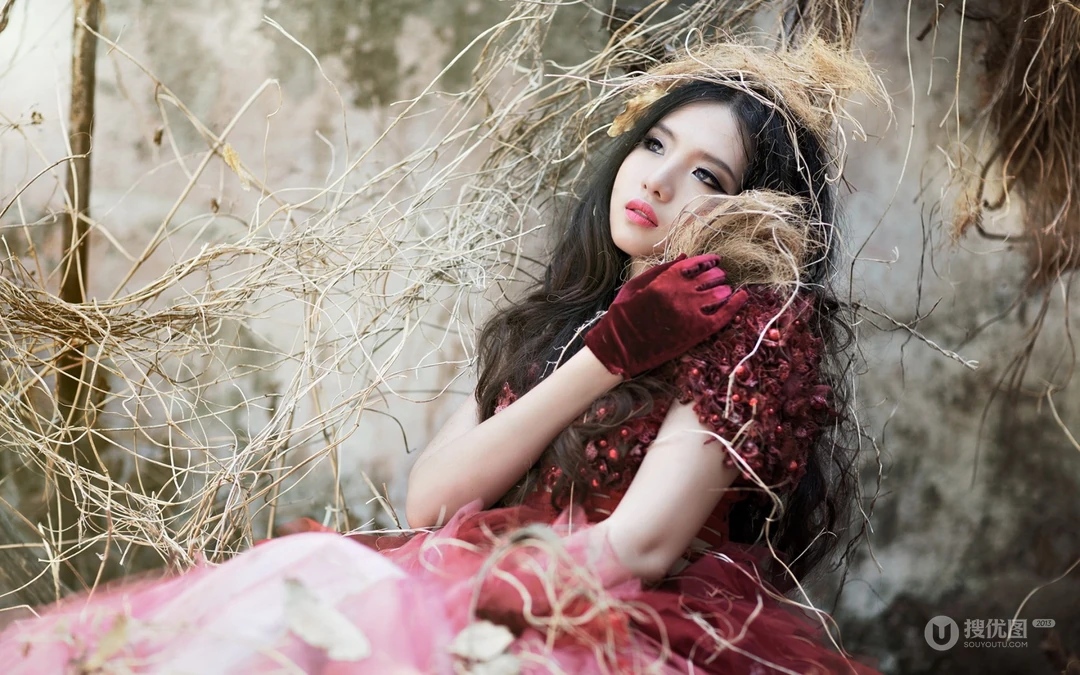 越南美女唯美摄影壁纸桌面图片