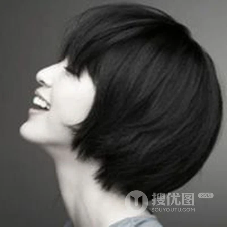 短发女生发型可爱头像