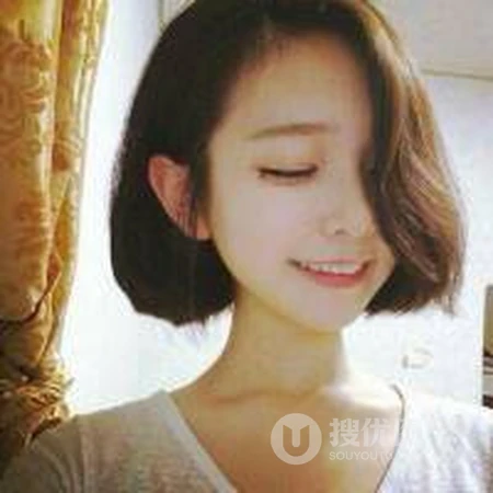 短发女生发型可爱头像