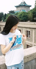 艺术学校清纯校花-黄灿灿校园游图片