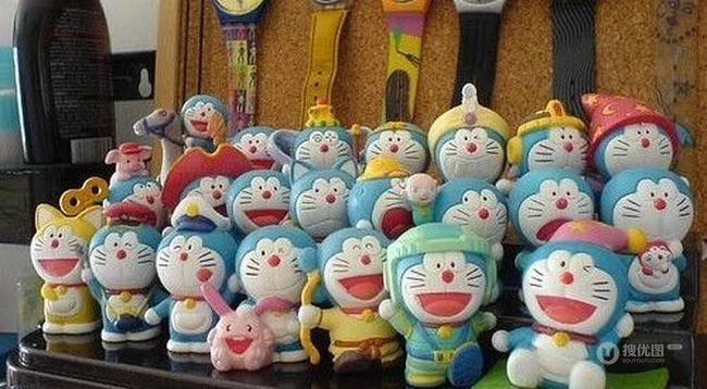 可爱的哆啦A梦小玩偶图片-猫爷蓝胖子 第7张