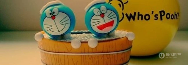 可爱的哆啦A梦小玩偶图片-猫爷蓝胖子 第1张