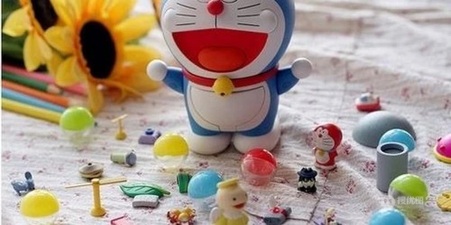可爱的哆啦A梦小玩偶图片-猫爷蓝胖子 第4张