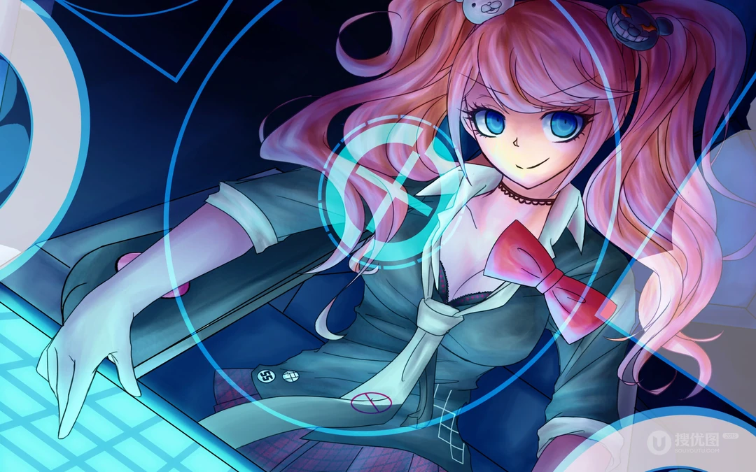 色彩缤纷的二次元动漫美少女壁纸下载
