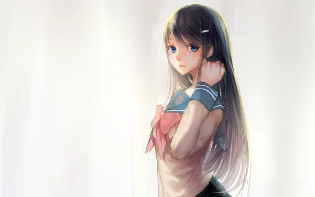 色彩缤纷的二次元动漫美少女壁纸下载
