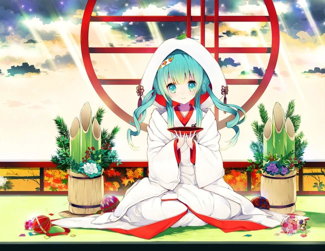 初音未来 白无垢初音ミク精美图片
