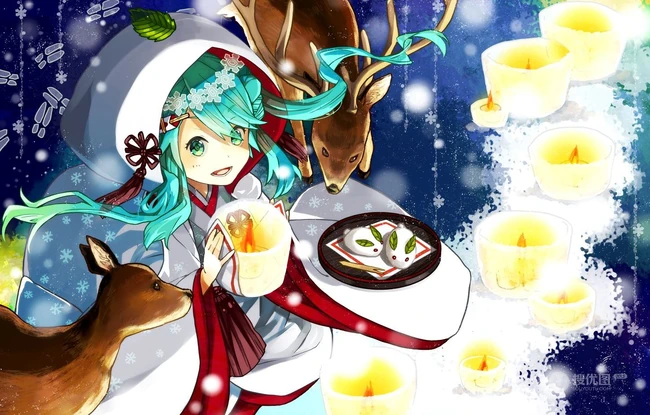 初音未来 白无垢初音ミク精美图片