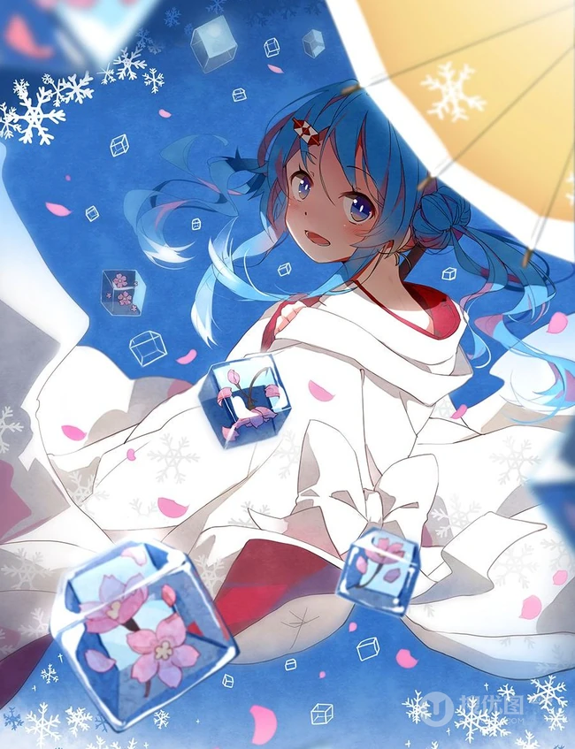 初音未来 白无垢初音ミク精美图片