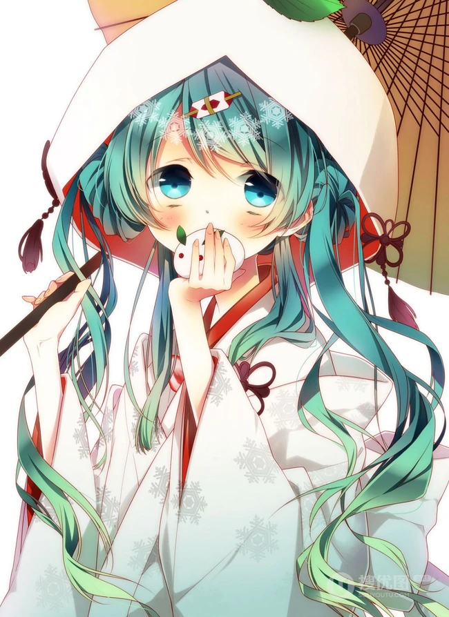 初音未来 白无垢初音ミク精美图片