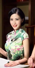 女生模特&ldquo;朱雯&rdquo;，&ldquo;朱静&rdquo;旗袍复古写真图片