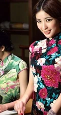女生模特&ldquo;朱雯&rdquo;，&ldquo;朱静&rdquo;旗袍复古写真图片