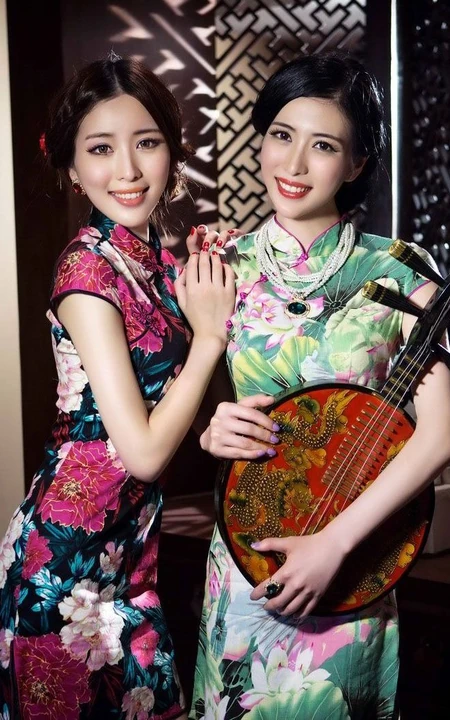 女生模特&ldquo;朱雯&rdquo;，&ldquo;朱静&rdquo;旗袍复古写真图片