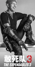 史泰龙《敢死队3》黑白人物超高清海报