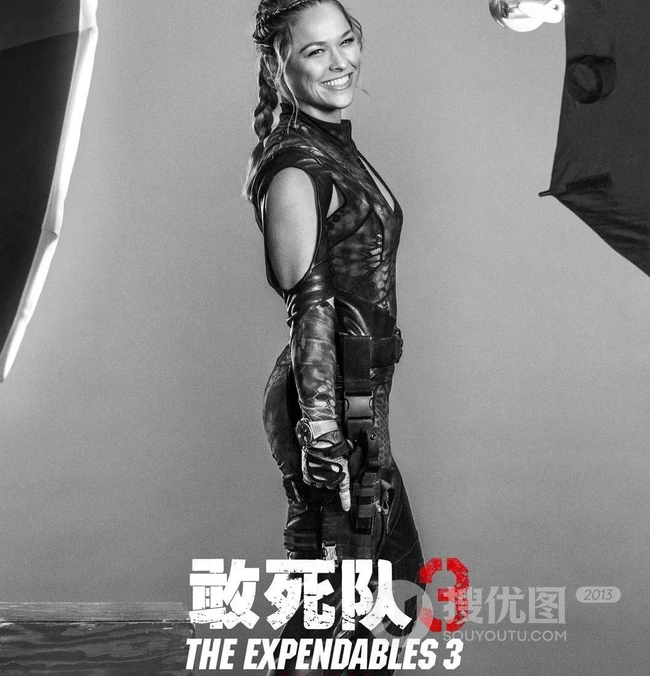 史泰龙《敢死队3》黑白人物超高清海报